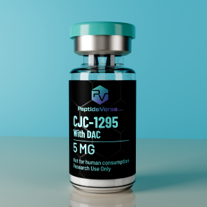 CJC-1295 With DAC 5mg peptide vial by PeptideVerse – research-use-only product image
