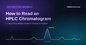 How to Read an HPLC Chromatogram for Research Peptides: A Visual Interpretation Guide